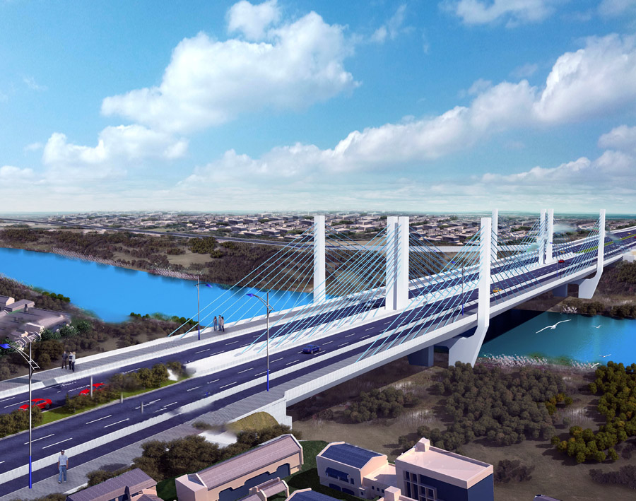 埃塞俄比亚巴哈达尔Abay河斜拉桥项目