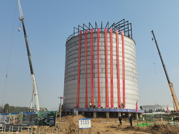 日照市广播电视台专题报道华北公司日照LNG项目施工进展